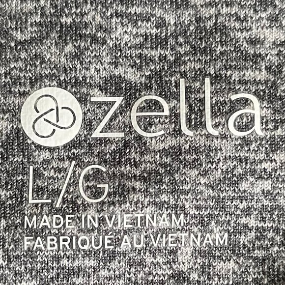 Zella Perform Activewear Slim Fit Leggings Heathered Graphite Grey Sz L NWT - Picture 8 of 11